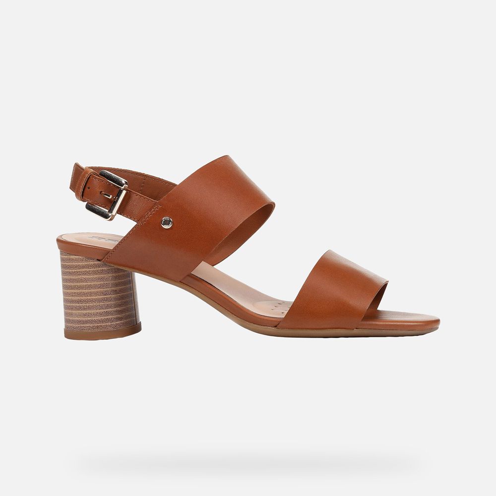 Sandalias Geox Senhora Marrom - Ortensia - EMNPH5482